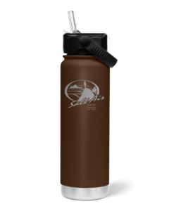 750ml Insulated Sports Bottle x Salt Air - Chocolate