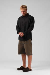 Mens Shirts: Smart Shirt - Black