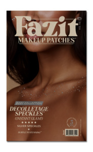Makeup Patches: Fazit Makeup Patch Silver Décolletage Speckles Body Glitter
