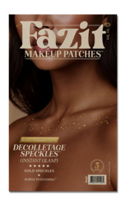 Makeup Patches: Fazit Makeup Patches Gold Décolletage Speckles Collarbones