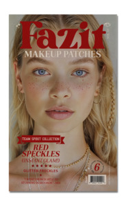 Red Spirit Speckles Makeup Patches