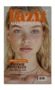 Orange Spirit Speckles Makeup Patches