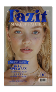 Blue Spirit Speckles Makeup Patches