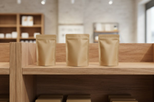 Sample Packs: KRAFT STAND UP POUCH SAMPLE PACK | MADE FROM AS5810 HOME COMPOSTABLE FILM