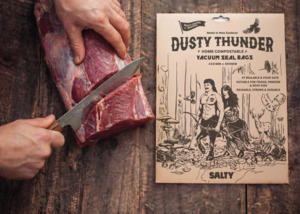 Home Compostable Bags: Dusty Thunder Certified | 220 mm × 500 mm
