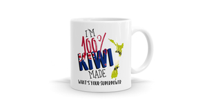 Kiwi Superpower Mug - Start Your Day Right