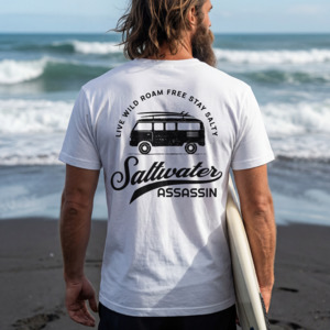 T-Shirts: Roam Free Surf Tee