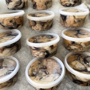 All Fresh Fish — Seafood — Saltwater Seafoods: Raw Shucked Mussels (200g) - Saltwater Seafoods NZ