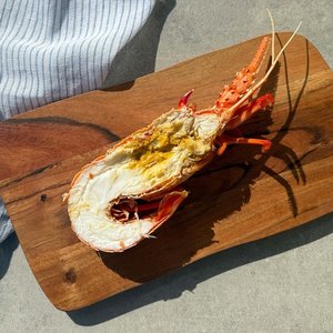 All Fresh Fish — Seafood — Saltwater Seafoods: WA Lobster Half (Cooked) - Saltwater Seafoods NZ