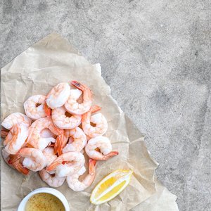 All Fresh Fish — Seafood — Saltwater Seafoods: Cooked Prawn Cutlets - Saltwater Seafoods NZ