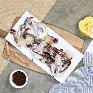 All Fresh Fish — Seafood — Saltwater Seafoods: Half Cut Crab 1KG - Saltwater Seafoods NZ