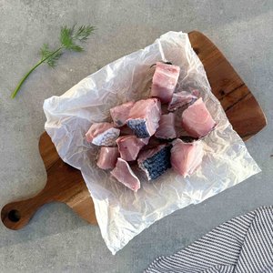 All Fresh Fish — Seafood — Saltwater Seafoods: Fresh Moki Curry Pieces - Saltwater Seafoods NZ