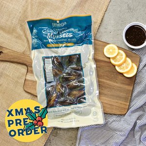 Products: XMAS PRE-ORDER: Omega Mussels - Saltwater Seafoods NZ