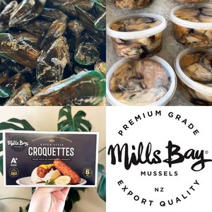 All Fresh Fish — Seafood — Saltwater Seafoods: Mills Bay Mussel Trio - Saltwater Seafoods NZ