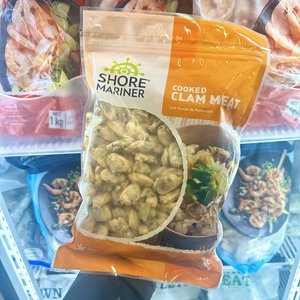 All Fresh Fish — Seafood — Saltwater Seafoods: Cooked Clam Meat 400g - Saltwater Seafoods NZ