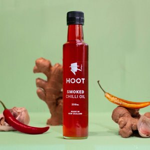Products: Hoot Smoked Chilli Oil - Saltwater Seafoods NZ