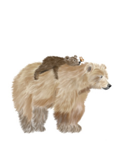 Mumma bear and cub print samanthastokesbridal