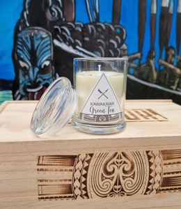 Products: Kawakawa Green Tea Candle - Samaori Coffee