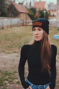 Products: Original Logo Beanie - Black + Fluro Orange Special Edition - Samaori Coffee