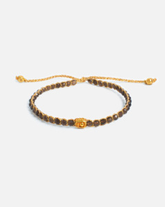 Gemstone Gold: Smoky Quartz Bracelet | Gold