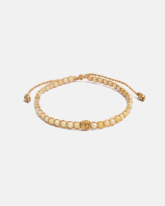 Gemstone Gold: Yellow Opal Bracelet | Gold