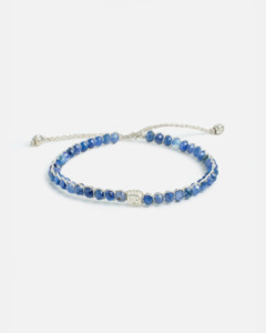 Gemstone Silver: Kyanite Bracelet | Silver
