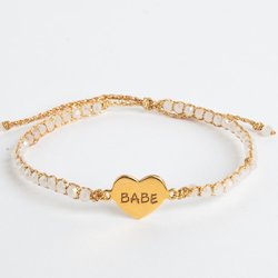 Crystal: Crystal Rainbow Babe Bracelet | Gold