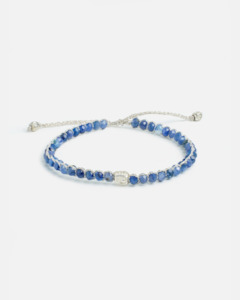 Gemstone Silver: Kyanite Bracelet | Silver