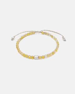 Gemstone Silver: Citrine Bracelet | Silver