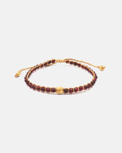 Zodiac Taurus May: Red Aventurine Bracelet | Gold