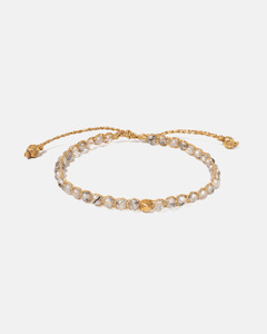 All: Clear Rutilated Quartz Nugget Kids  | Gold