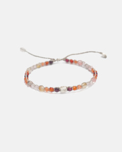 Ombre: Ombre Pink Candy Bracelet | Silver