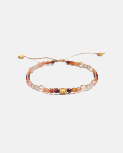 Ombre: Ombre Pink Candy Bracelet | Gold