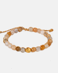 6mm Bracelets: Golden Healer 6mm Bracelet | Gold