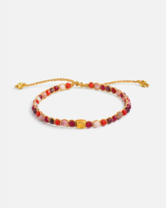 Ruby: Mars Astral Flame  Bracelet | Gold