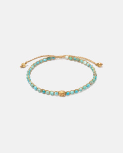 Ruby: Turquoise Bracelet | Gold