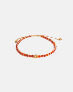 Carnelian Bracelet | Gold