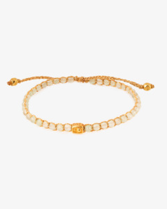 Gemstone Gold 1: Green Amethyst Bracelet | Gold