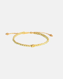 Zodiac Leo August: Peridot Bracelet | Gold