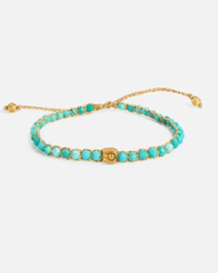 Gemstone Gold 1: Light Turquoise Bracelet | Gold