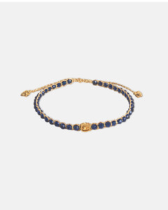 Best Sellers: Blue Spinel Bracelet | Gold