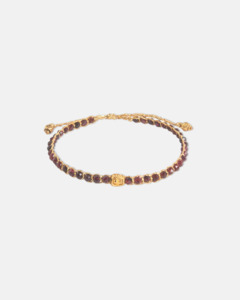 Rhodolite Garnet: Rhodolite Garnet Bracelet | Gold