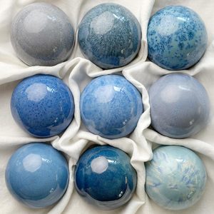 Ocean Blues: Ceramic Wall Art Storm Collection