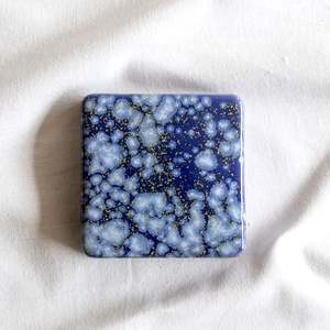 Wall Checker Blue Hydrangea