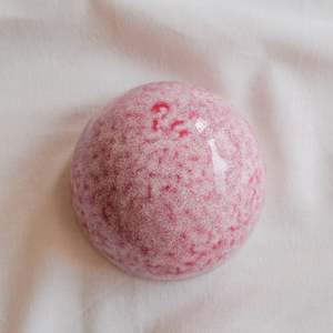 Ceramics: Ceramic Dome Strawberry Milkshake