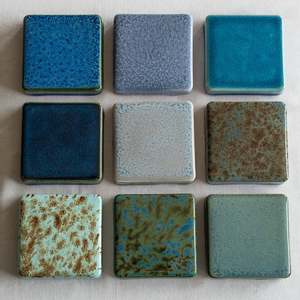 Ceramic 9 Checkers Ocean Collection #1