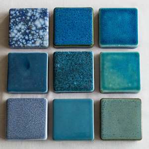 Ceramic 9 Checkers Ocean Collection #2