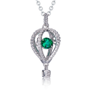 Products: S925 Hot Air Balloon Pendant With S925 Chain