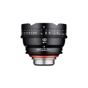Lens: Samyang XEEN 16mm T2.6 Cine