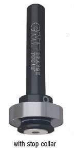 CMT Slot Cutter Arbor 1/2 shank Flush Bottom , No Bearing